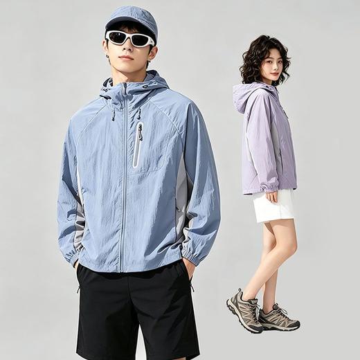 多威户外防晒防风轻薄连帽外套超轻薄夏季跑步服轻便排汗2662017 商品图2