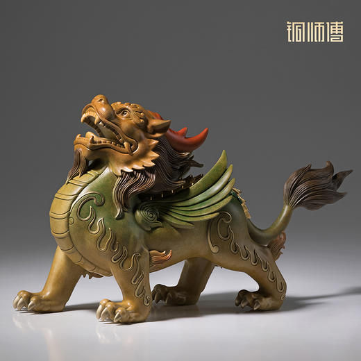 铜师傅《金背貔貅》客厅桌面铜摆件 家居装饰工艺品 商品图4