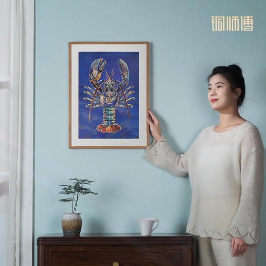 铜师傅 手工錾刻 铜雕画《威武将军》客厅玄关画沙发背景墙装饰画 商品图4