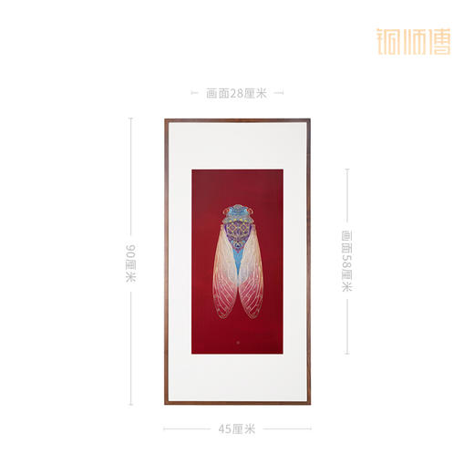 铜师傅 手工錾刻《一鸣惊人》客厅玄关画沙发背景墙装饰画挂画 商品图6