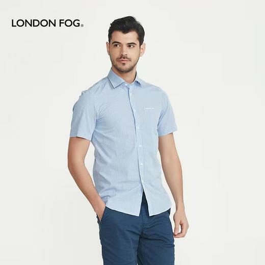 【直发】LONDONFOG全棉单袋格子短袖衬衣﹣LS15WH116 商品图2