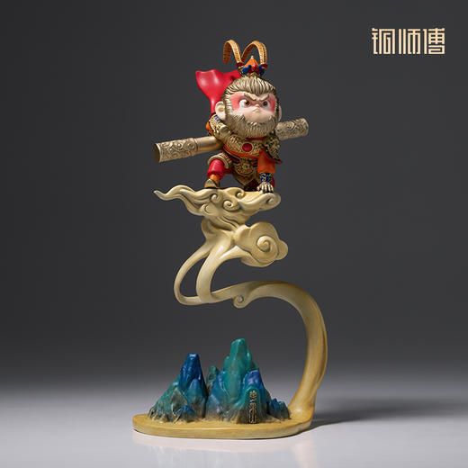 铜师傅《悟空之自在英雄》桌面齐天大圣铜摆件 家居装饰工艺品 商品图3