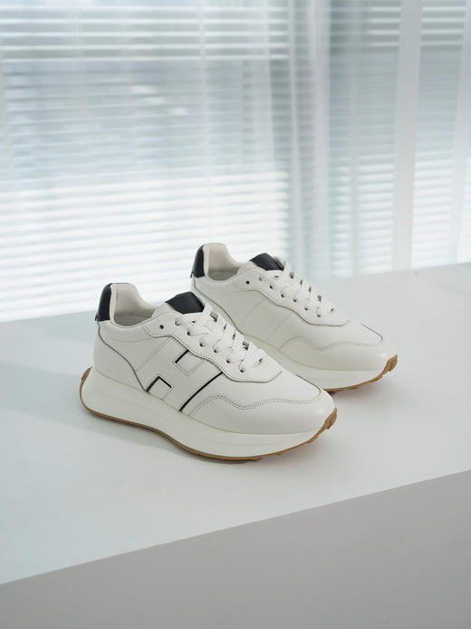 牛皮厚底简约休闲鞋  A-5997 商品图0