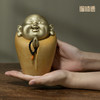 铜师傅 全铜摆件《知足者常乐》铜工艺品 办公室客厅桌面家居饰品 商品缩略图4