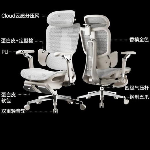 黑白调e3pro五代人体工学椅 商品图2