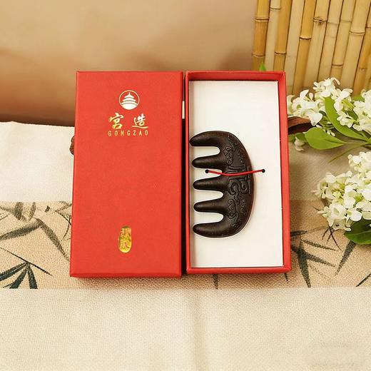 “买1赠1 送同款梳子”热卖！宫造 祥云纳福·何首乌香梳 按摩头皮 精美礼盒 商品图8
