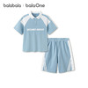 【balaOne】巴拉巴拉儿童短袖套装女童男童两件套2026新款夏速干 商品缩略图4