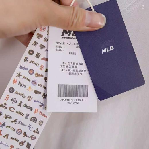 NFC防伪MLB  渐变背标大logo  短袖T恤 男女同款 商品图6