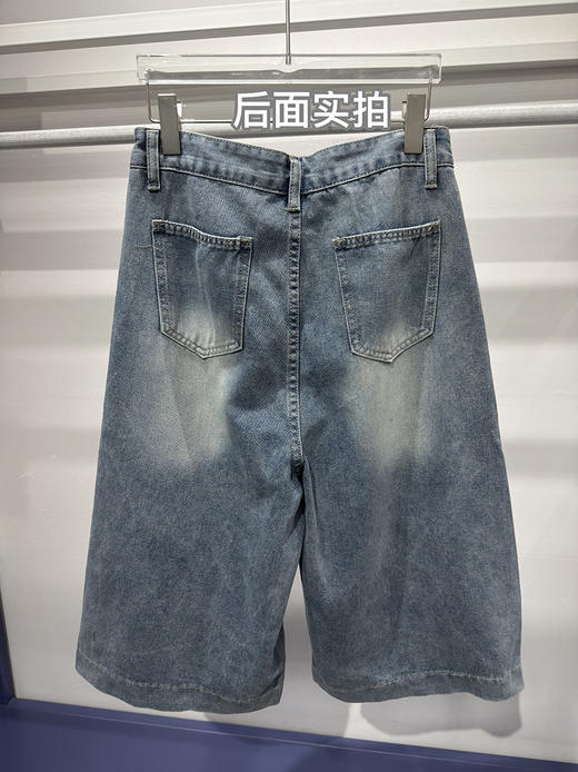 GZ买手优选夏季涂鸦宽松牛仔七分裤-171843926（预售3-5天发货） 商品图1