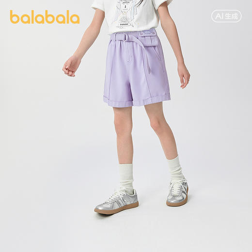 【商场同款】巴拉巴拉童装儿童短裤女童2025夏装新款全棉牛仔休闲 商品图2