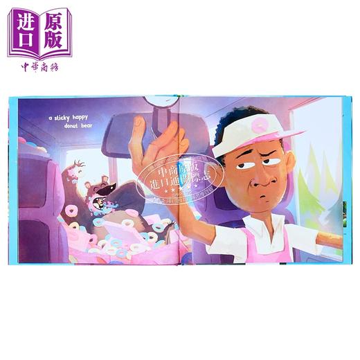预售 【中商原版】熊和人和甜甜圈车 A Bear a Man and a Donut Van 英文原版 儿童绘本 图画故事书 亲子共读 温馨有趣 进口童书 商品图2