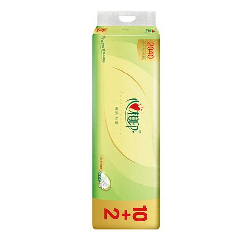 心相印2.04kg茶语丝享12卷四层无芯卫生纸RW2312 商品图5