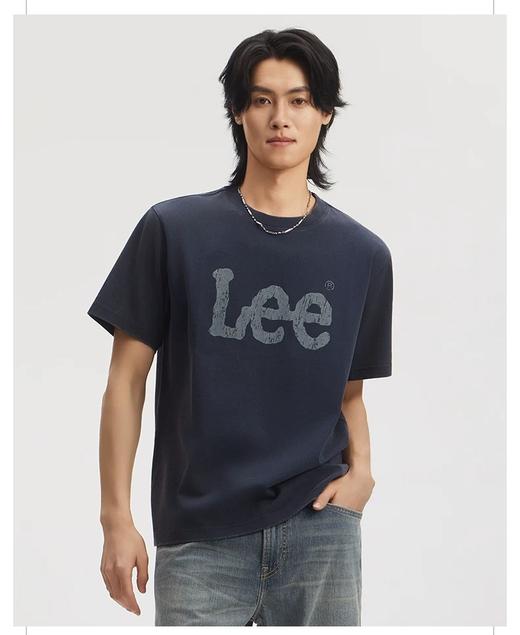 【夏上新】泰富6楼Lee圆领大logo短袖T恤83137，吊牌价299元 商品图1
