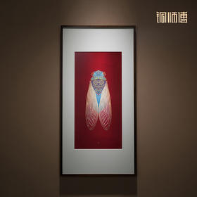 铜师傅 手工錾刻《一鸣惊人》客厅玄关画沙发背景墙装饰画挂画
