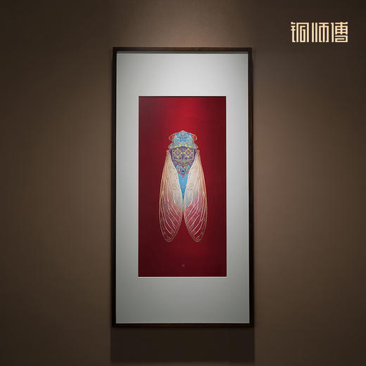 铜师傅 手工錾刻《一鸣惊人》客厅玄关画沙发背景墙装饰画挂画 商品图0