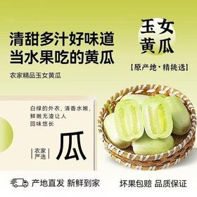 【清甜多汁❗️可当水果吃🔥玉女小黄瓜】新鲜采摘保留脆嫩口感，白绿外皮清香水嫩，果肉鲜嫩无渣，口感清甜爽口，产地直发新鲜到家，拇指黄瓜生吃青瓜东北旱白玉黄瓜蔬菜L