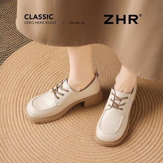 ZHR则则复古厚底增高英伦风深口单鞋女2026春季新款气质通勤女鞋 商品图7