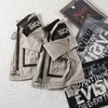 五一秒杀福利！—EVISU福神 手刷式海鸥印花拼色 牛仔夹克外套 商品缩略图4