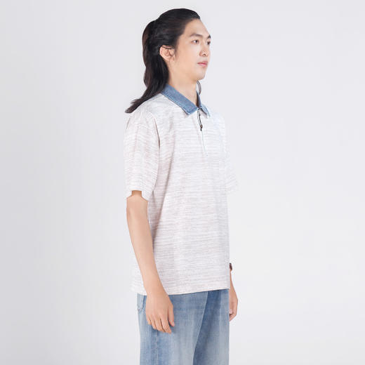 牛仔领半拉链POLO 商品图1