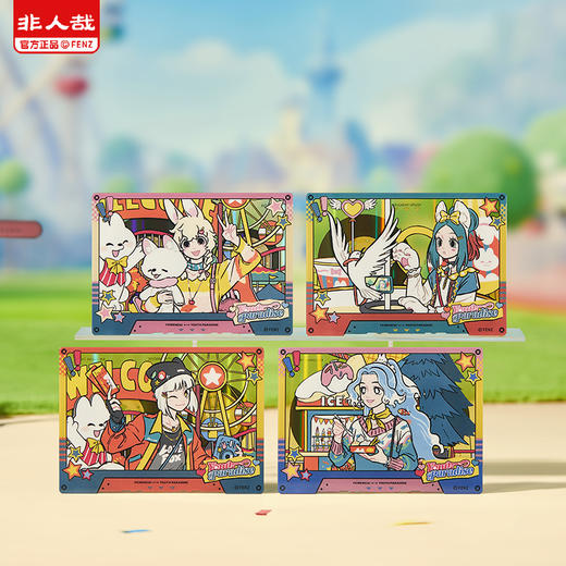 《非人哉官方店》青春乐园亚克力卡盲盒动漫原创光柱镭射膜收藏卡牌 商品图2