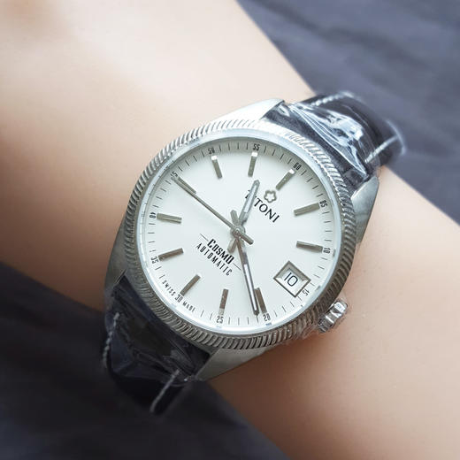 【全新】TITONI 梅花828 S-ST-606自动机械机芯日期显示33.5MM（女款）Cosmo宇宙系列精钢180426NJ62 商品图8