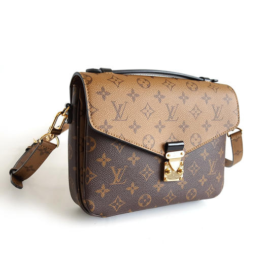 【98新】LV路易威登POCHETTE METIS手袋M44876老花metis拼色邮差包单肩包女士290426AK22 商品图2