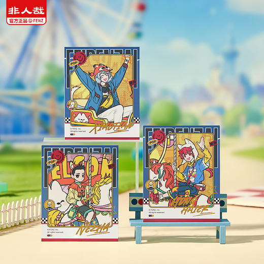 《非人哉官方店》青春乐园拍立得盲盒烫哑金原创动漫周边收藏卡牌 商品图1
