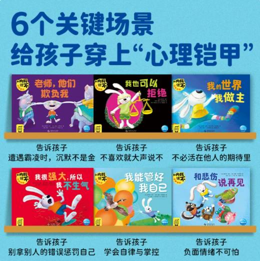 【点读版】和内耗说不 全6册 3-8岁儿童心理健康成长反霸凌情绪管理绘本 商品图1
