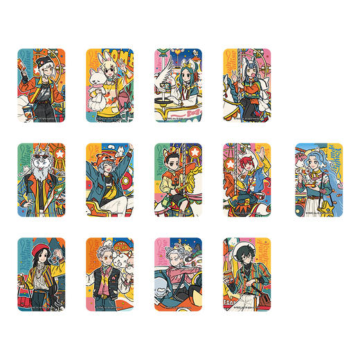 《非人哉官方店》青春乐园马口铁徽章盲盒复古双闪银葱动漫吧唧胸针 商品图4