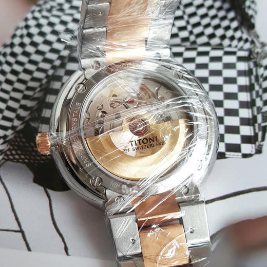 【全新】TITONI 梅花83627 SRG-606自动机械机芯日期显示42MM（男款）Airmaster空中霸王系列精钢/间镀金170426NJ119 商品图7