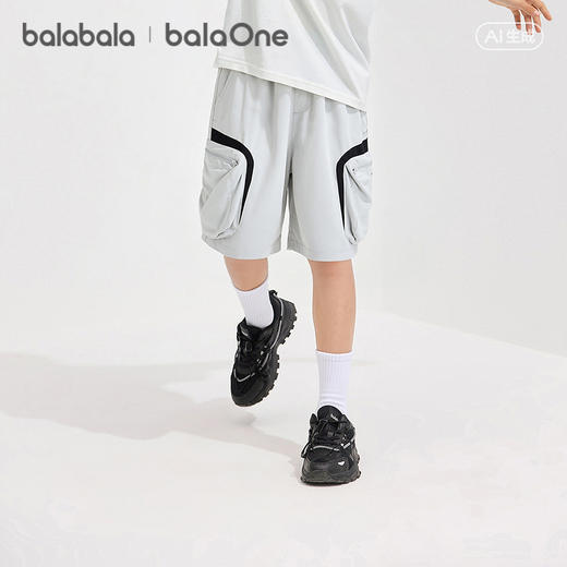 【balaOne】巴拉巴拉童装儿童短裤男童2026新款夏装中裤子工装裤 商品图1