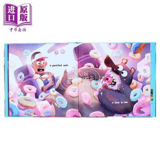 预售 【中商原版】熊和人和甜甜圈车 A Bear a Man and a Donut Van 英文原版 儿童绘本 图画故事书 亲子共读 温馨有趣 进口童书 商品图3