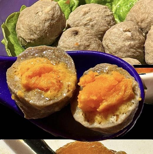 冻感地带咸蛋流沙牛肉丸 牛肉鲜醇 + 咸蛋黄绵密 + 油脂润感，香到跺脚！ 商品图4