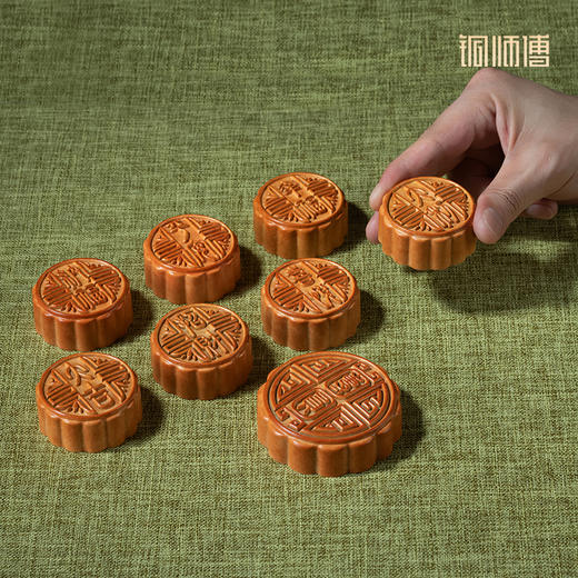 铜师傅《中秋铜摆件》客厅桌面摆件 中秋礼物铜月饼家居装饰礼品 商品图9