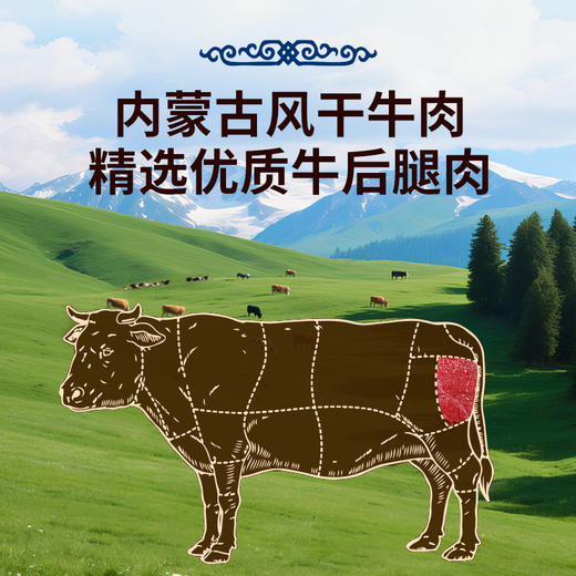 【米马团购】食味的初相  只添加盐的风干牛肉250g*2袋 0添加剂 0色素 包邮 商品图3
