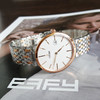 【全新】TITONI 梅花82718 SRG-606自动机械机芯日期显示39MM（男款）纤薄系列精钢/间镀金160426NJ51 商品缩略图5