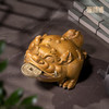 铜师傅 全铜摆件《三足金蟾》 铜工艺品 家居饰品 书房 礼品摆件 商品缩略图0