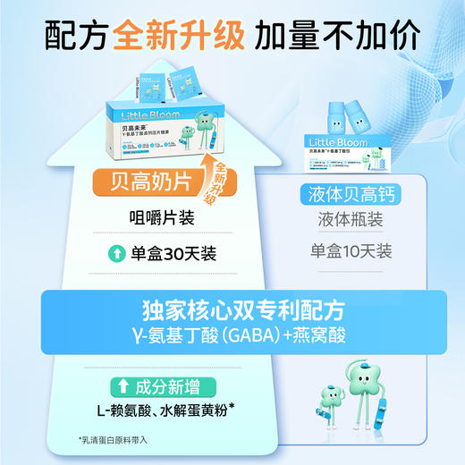 【华熙当康】Little Bloom/当康未来贝高未来™γ-氨基丁酸高钙压片糖果4.5g*30袋/盒 商品图5