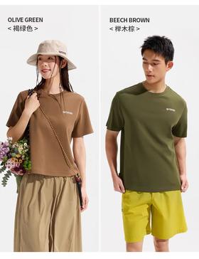 【特秒】6楼OUTDOOR新款户外运动休闲吸湿速干插肩时尚透气凉感功能短袖T恤吊牌价199折后价69