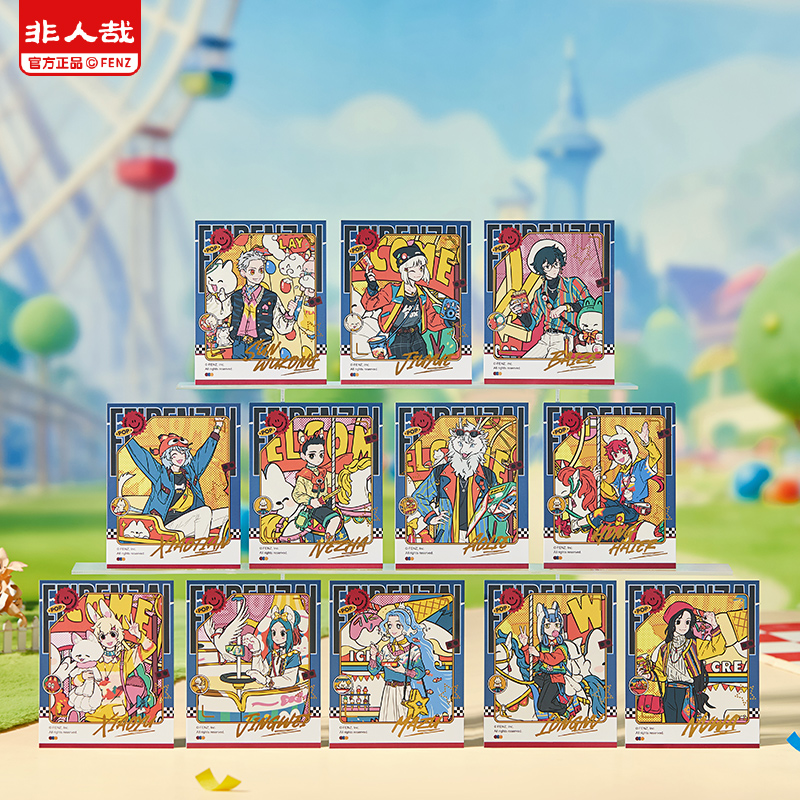 《非人哉官方店》青春乐园拍立得盲盒烫哑金原创动漫周边收藏卡牌