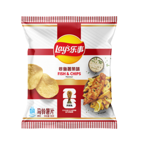 乐事135g炸鱼薯条味薯片