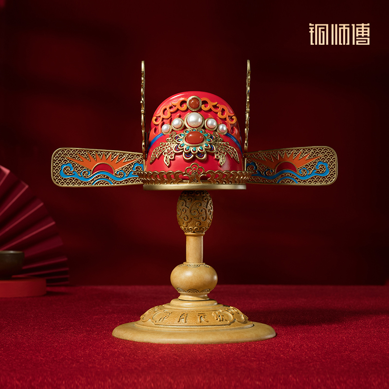 铜师傅 铜摆件《状元及第》桌面客厅玄关电视柜中式家居装饰品