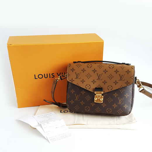 【98新】LV路易威登POCHETTE METIS手袋M44876老花metis拼色邮差包单肩包女士290426AK22 商品图1