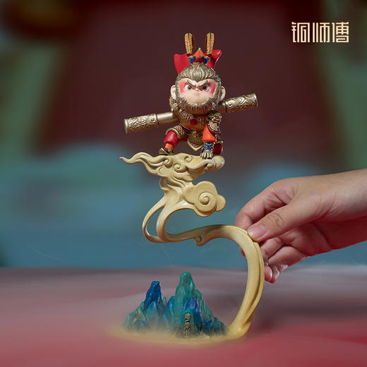 铜师傅《悟空之自在英雄》桌面齐天大圣铜摆件 家居装饰工艺品 商品图4