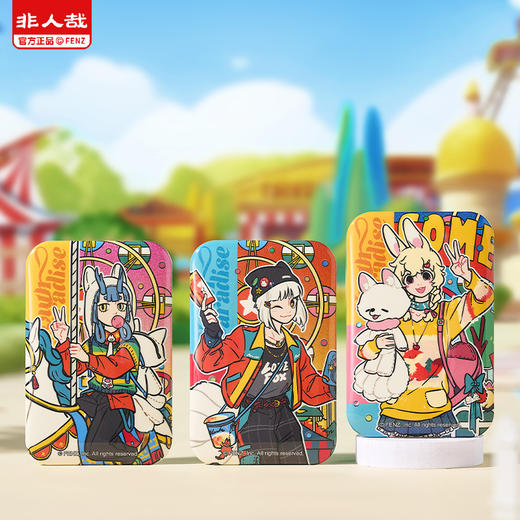 《非人哉官方店》青春乐园马口铁徽章盲盒复古双闪银葱动漫吧唧胸针 商品图1