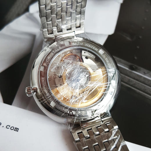 【全新】TITONI 梅花82718 S-606自动机械机芯日期显示39MM（男款）纤薄系列精钢160426NJ45 商品图7