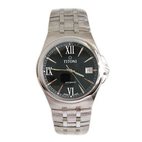 【全新】TITONI 梅花83730 S-521自动机械机芯日期显示38MM（男款）动力系列精钢170426NJ116