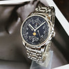 【95新】LONGINES 浪琴L2.764.4.53.6自动机械机芯日期、星期、月相显示、昼夜显示、双时区44MM（男款）索伊米亚系列精钢120426TJ07 商品缩略图1