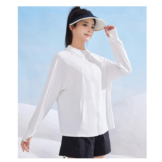 简约纯色连帽宽松版防晒衣-纪念日百货门店同款171651684 商品图5