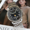 【95新】LONGINES 浪琴L2.764.4.53.6自动机械机芯日期、星期、月相显示、昼夜显示、双时区44MM（男款）索伊米亚系列精钢120426TJ07 商品缩略图3